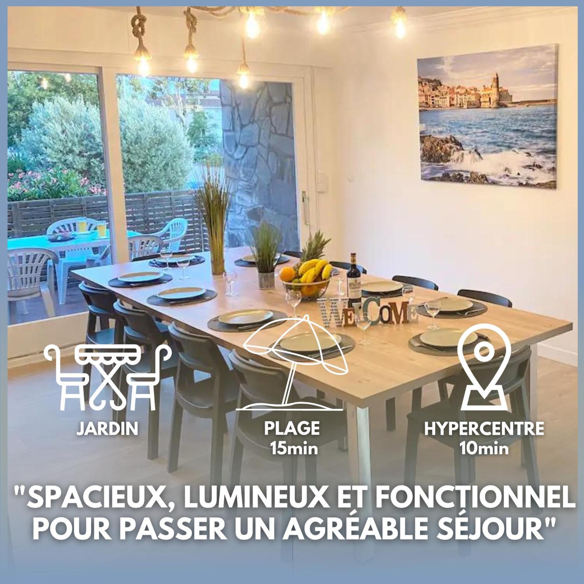 L'Artmonie - Climatise - Jardin - Centre-Ville - Plage Perpignan Ngoại thất bức ảnh